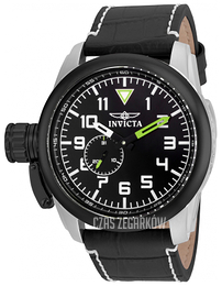 Invicta Aviator Czarny/Skóra Ø50 mm 20461
