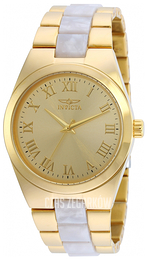 Invicta Angel Żółte złoto/Stal w odcieniu złota Ø38 mm 20481