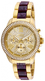 Invicta Angel Żółte złoto/Stal w odcieniu złota Ø38 mm 20508