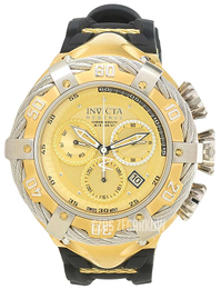 Invicta Bolt Żółte złoto/Guma Ø55 mm 21366