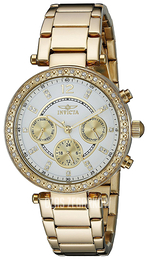 Invicta Angel Srebrny/Stal w odcieniu złota Ø36 mm 21387