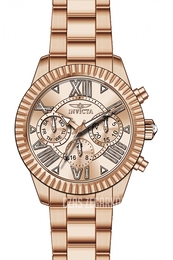 Invicta Angel Różowe złoto/Stal w kolorze różowego złota Ø36 mm 21424