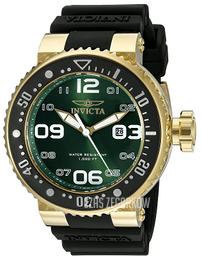 Invicta Pro Diver Zielony/Guma Ø54 mm 21523