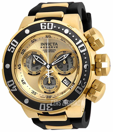 Invicta Reserve Żółte złoto/Stal w odcieniu złota Ø52 mm 21641