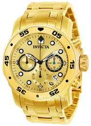 Invicta Pro Diver Żółte złoto/Stal w odcieniu złota Ø48 mm 21924