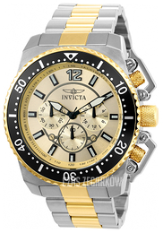 Invicta Pro Diver Żółte złoto/Stal w odcieniu złota Ø48 mm 21955