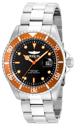 Invicta Pro Diver Czarny/Stal Ø43 mm 22022