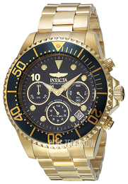 Invicta Pro Diver Czarny/Stal w odcieniu złota Ø47 mm 22039
