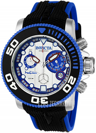 Invicta Sea Hunter Srebrny/Guma Ø50 mm 22126