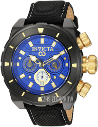 Invicta Corduba Niebieski/Skóra Ø50 mm 22335