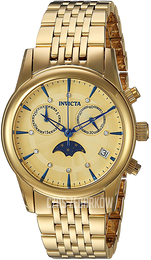 Invicta Angel Żółte złoto/Stal w odcieniu złota Ø34 mm 22502