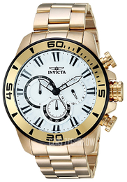 Invicta Pro Diver Biały/Stal w odcieniu złota Ø49 mm 22589