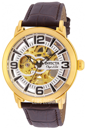 Invicta Srebrny/Skóra Ø44 mm 22608
