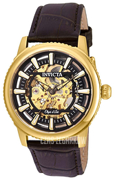 Invicta Czarny/Skóra Ø42 mm 22611