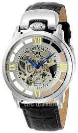 Invicta Srebrny/Skóra Ø42 mm 22613