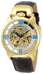 Invicta Srebrny/Skóra Ø42 mm 22614