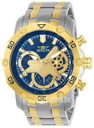 Invicta Pro Diver Niebieski/Stal w odcieniu złota Ø50 mm 22762