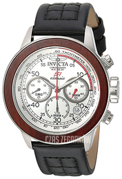 Invicta S1 Srebrny/Skóra Ø49 mm 23065