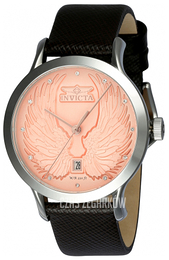 Invicta Angel Różowe złoto/Skóra Ø38 mm 23185