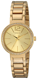 Invicta Gabrielle Union Żółte złoto/Stal w odcieniu złota Ø30 mm 23268