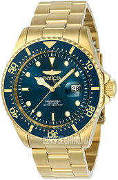 Invicta Pro Diver Niebieski/Stal w odcieniu złota Ø43 mm 23388