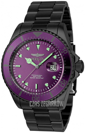 Invicta Pro Diver Purpurowy/Stal Ø43 mm 23391