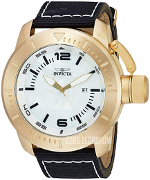 Invicta Corduba Biały/Skóra Ø50 mm 23436