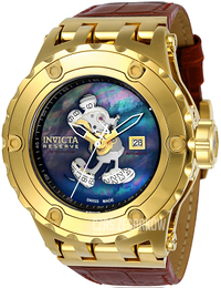 Invicta Disney Czarny/Skóra Ø52 mm 23458