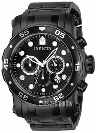 Invicta Pro Diver Czarny/Stal Ø48 mm 23654