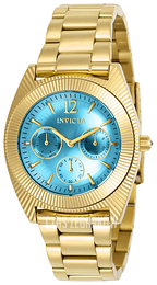 Invicta Angel Niebieski/Stal w odcieniu złota Ø38.5 mm 23753