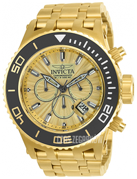 Invicta Subaqua Żółte złoto/Stal w odcieniu złota Ø52 mm 23937