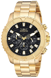 Invicta Pro Diver Czarny/Stal w odcieniu złota Ø46 mm 24000