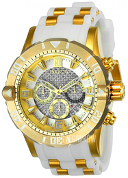 Invicta Jason Taylor Srebrny/Stal w odcieniu złota Ø50 mm 24168