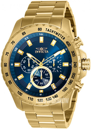 Invicta Speedway Niebieski/Stal w odcieniu złota Ø48 mm 24213