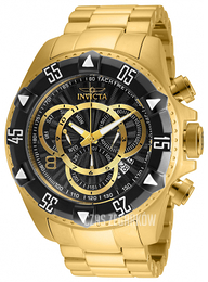 Invicta Excursion Czarny/Stal w odcieniu złota Ø52 mm 24265