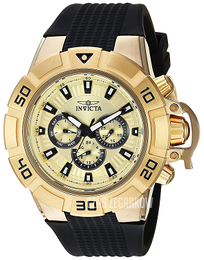 Invicta I-Force Żółte złoto/Guma Ø52 mm 24387