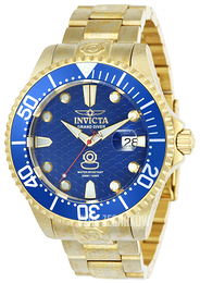 Invicta Pro Diver Niebieski/Stal w odcieniu złota Ø47 mm 24424