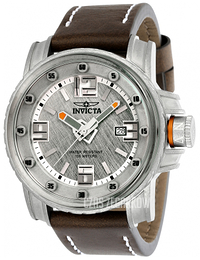 Invicta Pro Diver Srebrny/Skóra Ø49 mm 24425