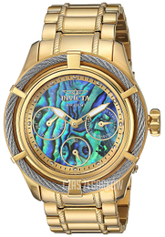 Invicta Bolt Wielokolorowy/Stal w odcieniu złota Ø38.5 mm 24452