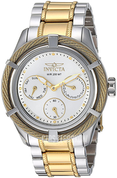 Invicta Bolt Biały/Stal w odcieniu złota Ø38.5 mm 24455