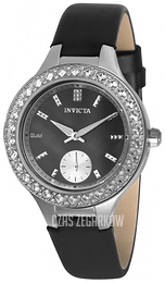 Invicta Wildflower Czarny/Skóra Ø36 mm 24555