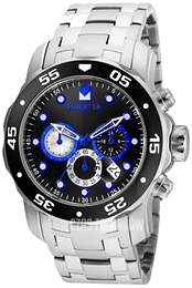 Invicta Pro Diver Czarny/Stal Ø48 mm 24848
