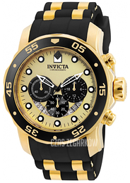 Invicta Pro Diver Żółte złoto/Stal w odcieniu złota Ø48 mm 24852