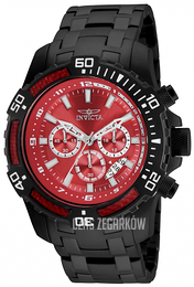 Invicta Pro Diver Czerwony/Stal Ø51 mm 24857