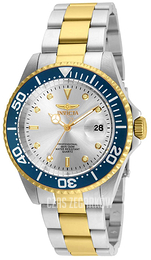 Invicta Pro Diver Srebrny/Stal w odcieniu złota Ø40 mm 24951