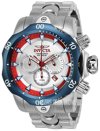 Invicta Venom Srebrny/Stal Ø53.7 mm 25045