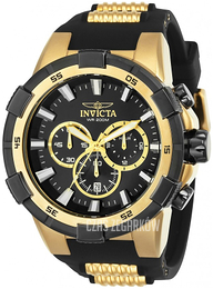 Invicta Aviator Czarny/Stal w odcieniu złota Ø51.5 mm 25135