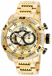Invicta Speedway Żółte złoto/Stal w odcieniu złota Ø50 mm 25482