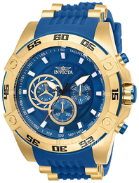 Invicta Speedway Niebieski/Stal w odcieniu złota Ø52 mm 25508