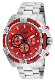 Invicta Bolt Czerwony/Stal Ø52 mm 25514